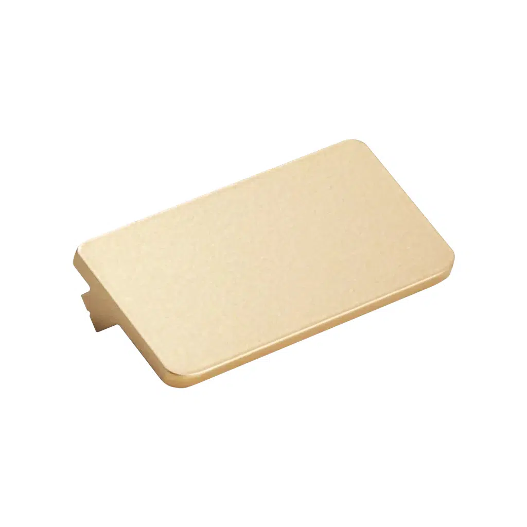 Puxador Portas e Gavetas Traso 32mm Dourado Zen Design