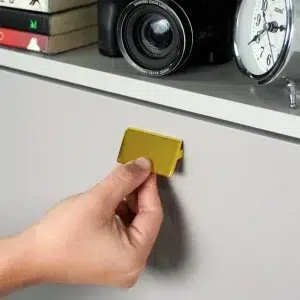 Puxador Portas e Gavetas Traso 32mm Gold Brilhante Zen Design