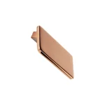 Puxador Portas e Gavetas Traso 32mm Rose Brilhante Zen Design