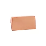 Puxador Portas e Gavetas Traso 32mm Rose Brilhante Zen Design