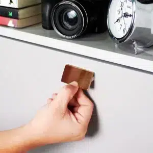 Puxador Portas e Gavetas Traso 32mm Rose Escovado Zen Design