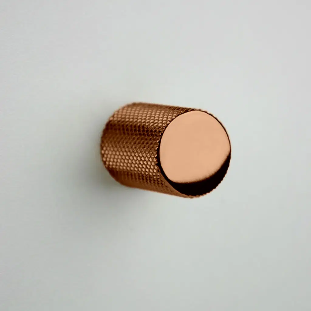 Puxador Rose Brilhante para Móvel Ponto Bali Granado Zen Design