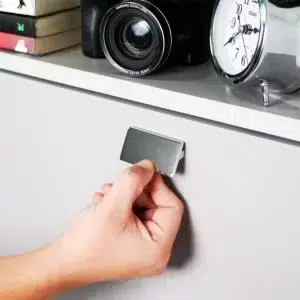 Puxador Portas e Gavetas Traso 32mm Cromado Zen Design