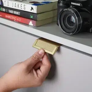 Puxador para Móvel Citizen 45° Dourado Matte Zen Design