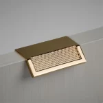 Puxador para Móvel Citizen 45° Gold Brilhante 65mm Zen Design