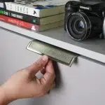 Puxador para Móvel Citizen 45° Níquel Escovado 130mm Zen Design