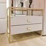 Puxador para Móvel Creta Dourado Matte 64mm Zen Design