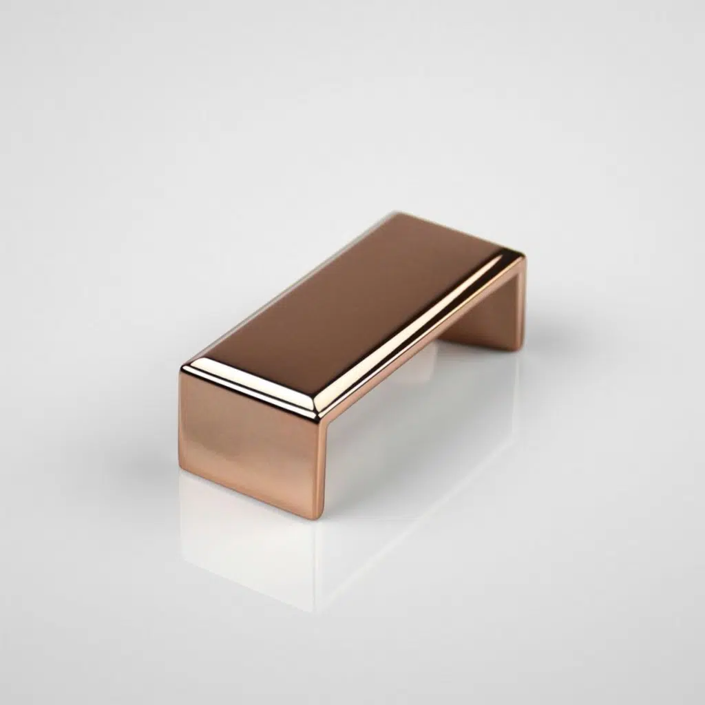 Puxador para Móvel Creta Gold Brilhante 64mm Zen Design