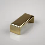 Puxador para Móvel Creta Gold Brilhante 64mm Zen Design