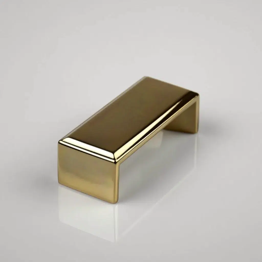 Puxador para Móvel Creta Gold Brilhante 64mm Zen Design