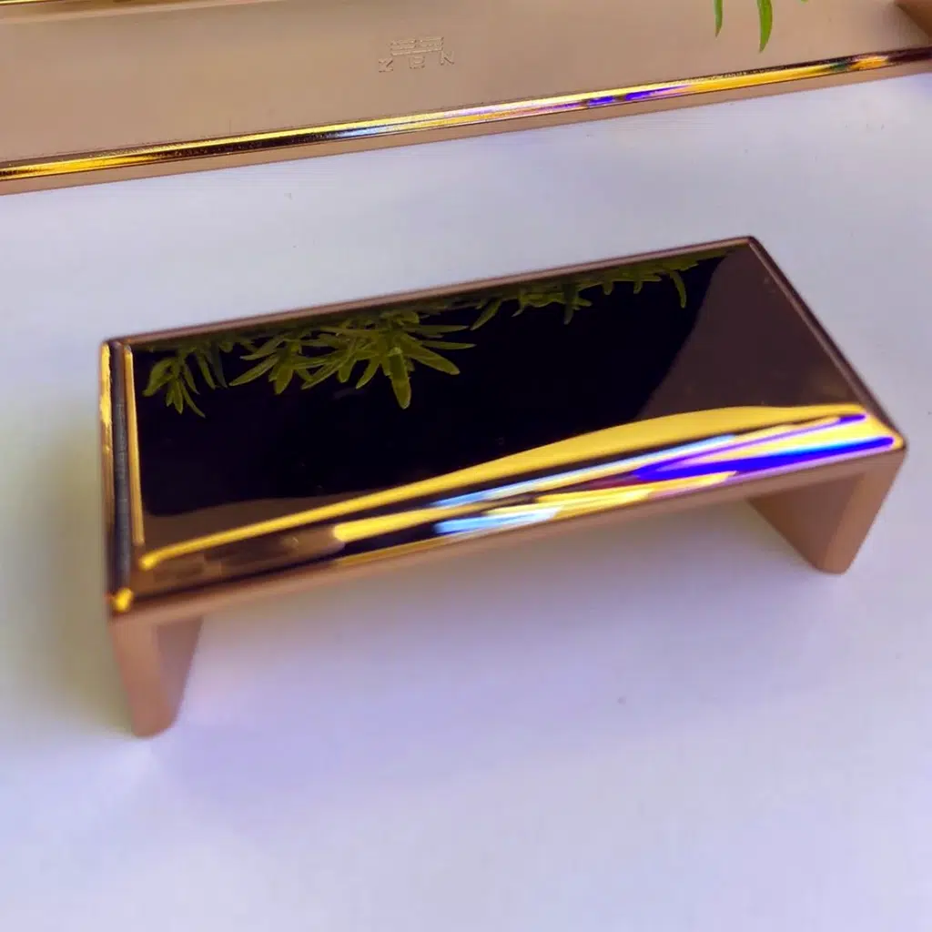 Puxador para Móvel Creta Gold Brilhante 64mm Zen Design