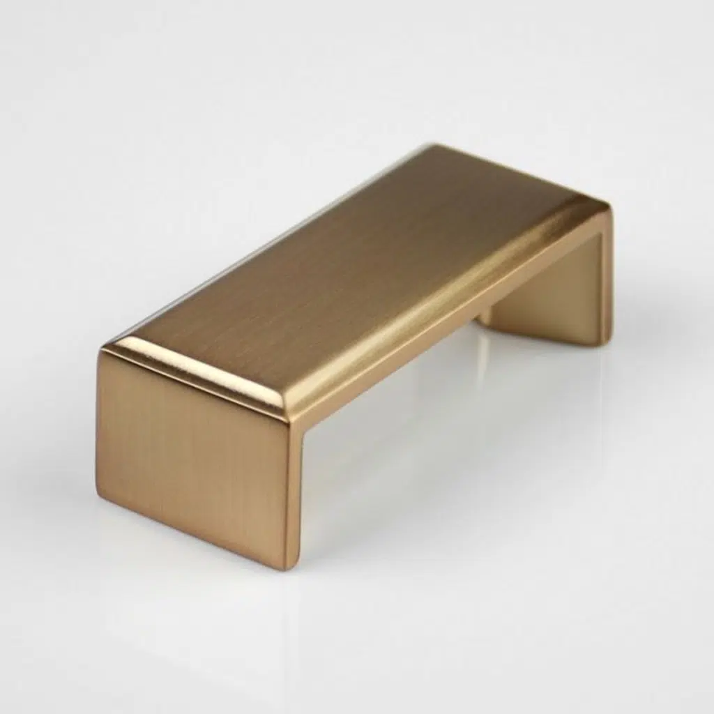 Puxador para Móvel Creta Gold Escovado 64mm Zen Design
