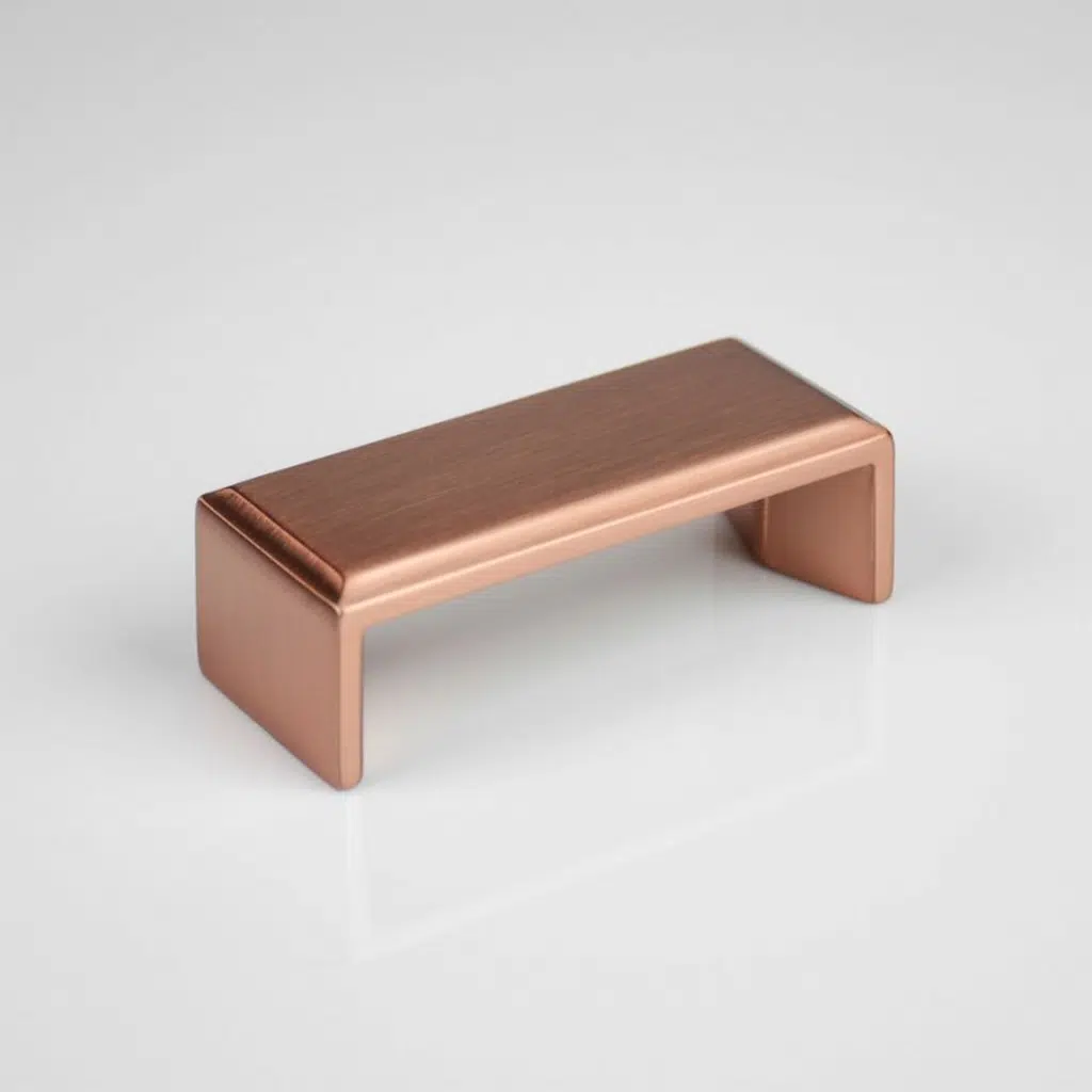 Puxador para Móvel Creta Rose Escovado 64mm Zen Design