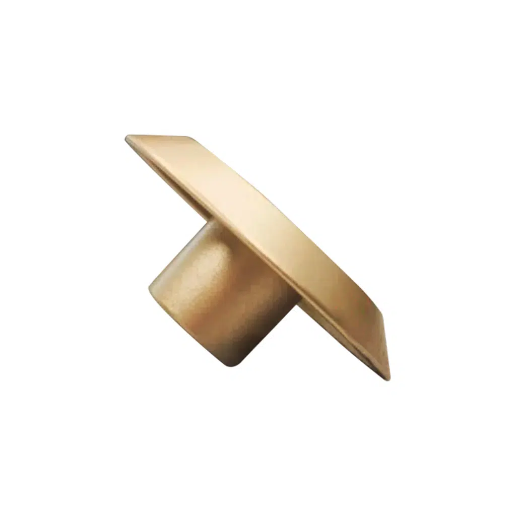 Puxador para Móvel Disk P Dourado Matte Zen Design