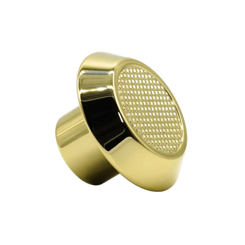 Puxador para Móvel Disk P Gold Brilhante Zen Design