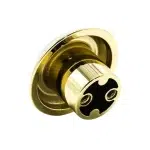 Puxador para Móvel Disk P Gold Brilhante Zen Design