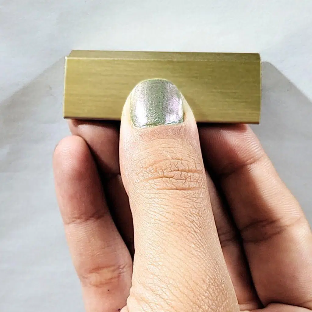 Puxador para Móvel Gold Escovado 32mm Zen Design
