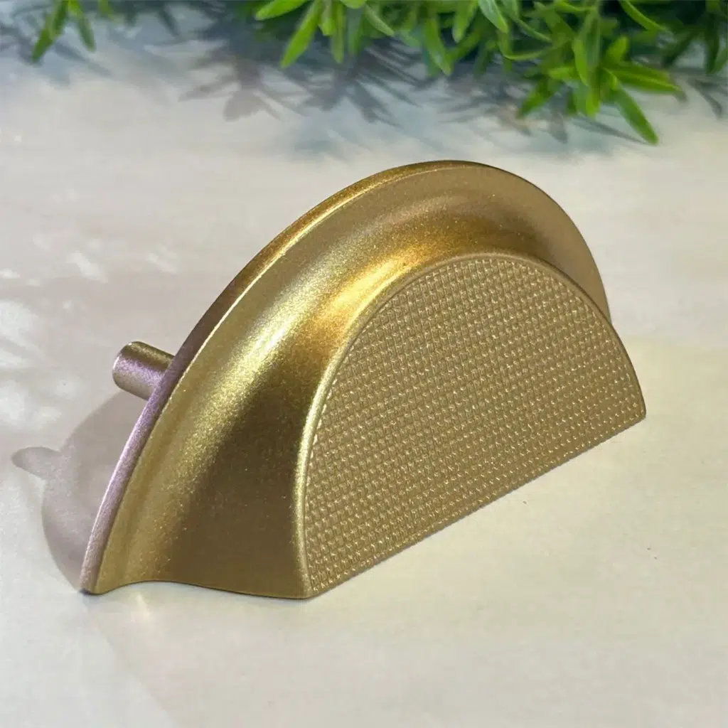 Puxador para Móvel Kitten 64mm Dourado Matte Zen Design