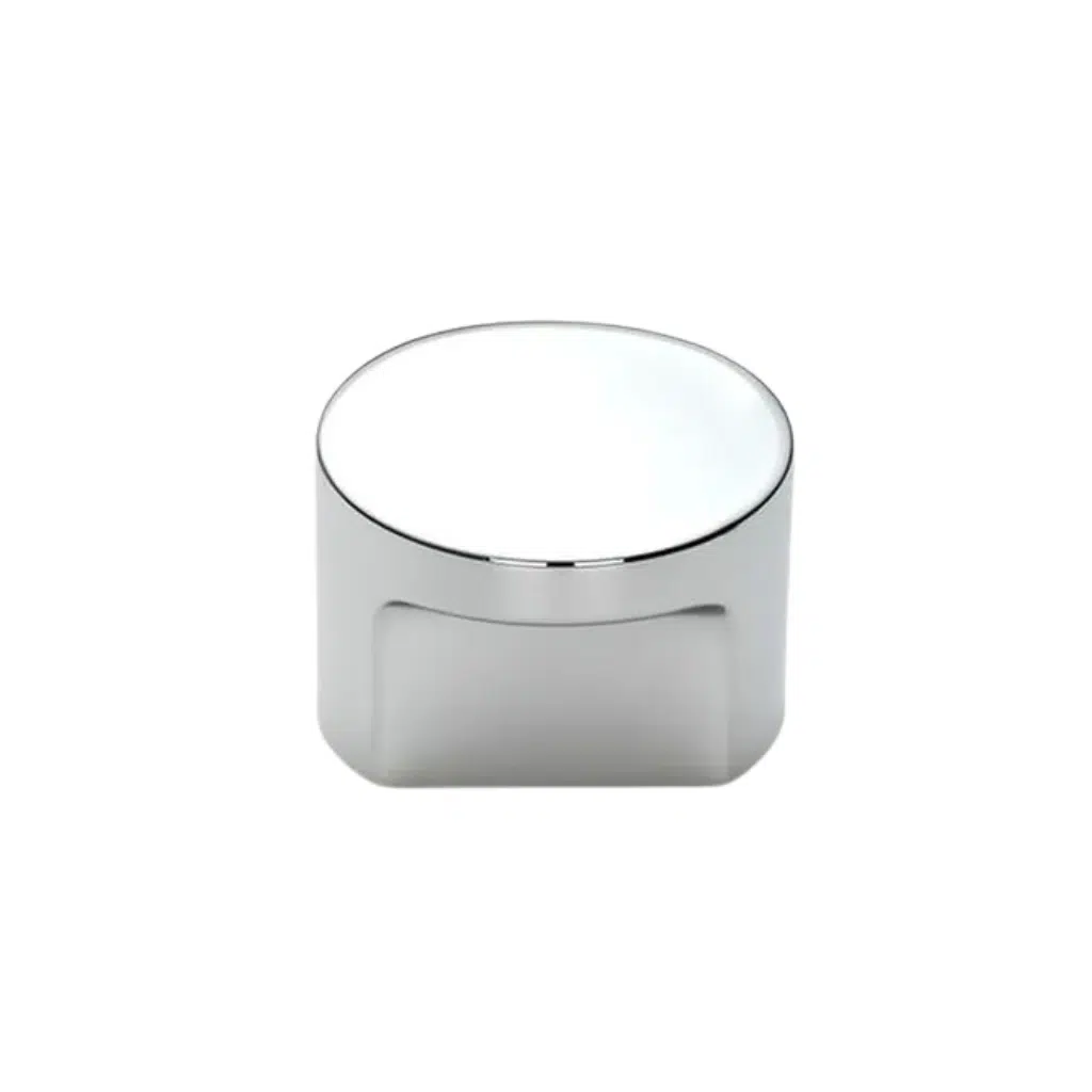 Puxador para Móvel Rádio Médio Cromado Zen Design