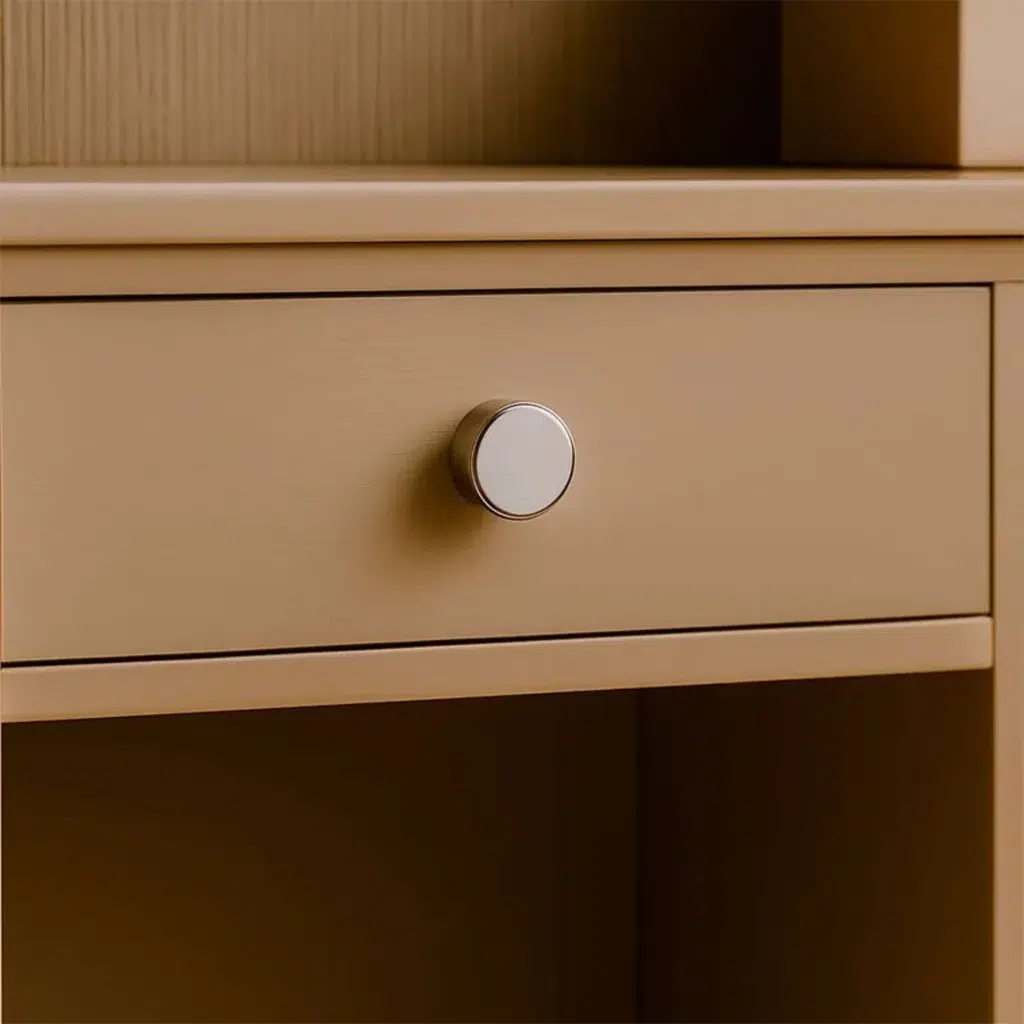 Puxador para Móvel Rádio Médio Cromado Zen Design