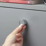 Puxador para Móvel Rádio Médio Cromado Zen Design
