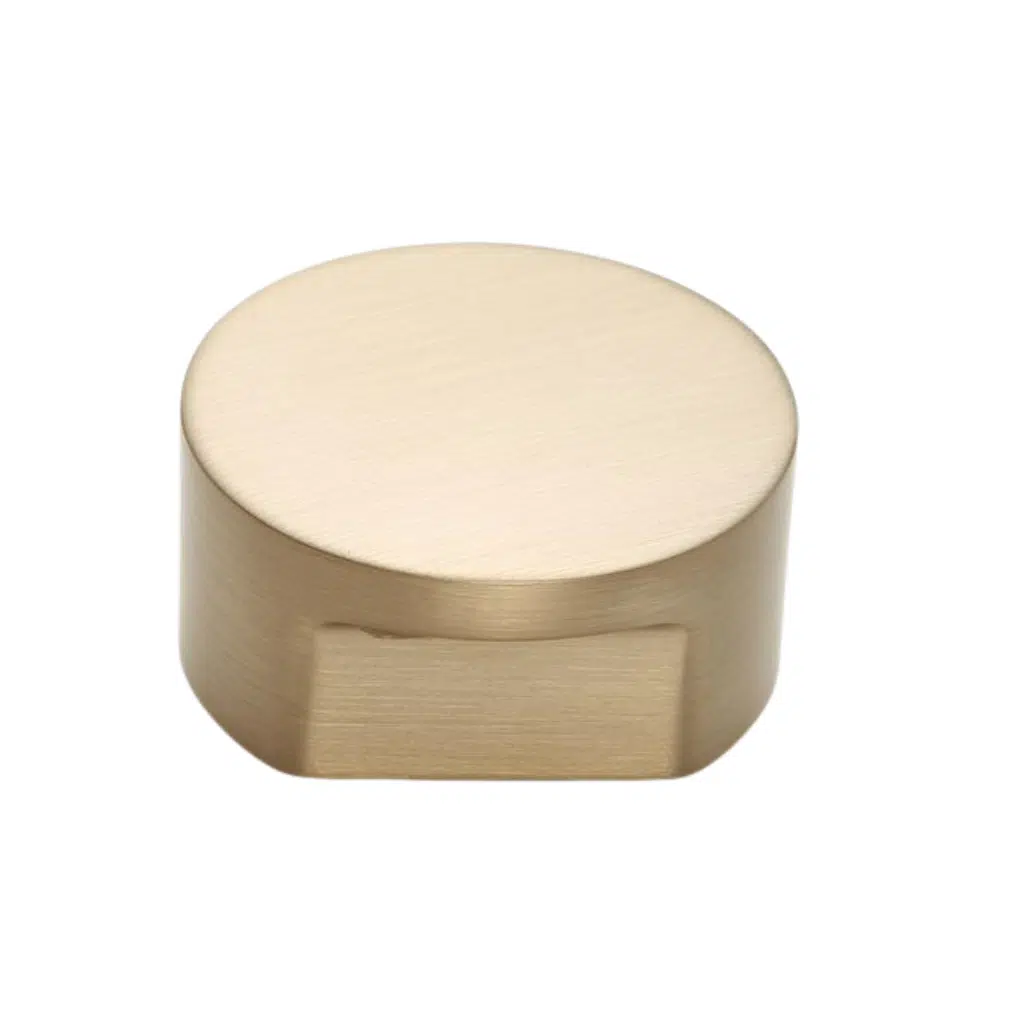 Puxador para Móvel Rádio Médio Gold Escovado Zen Design