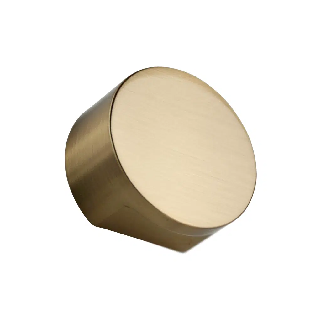 Puxador para Móvel Rádio Médio Gold Escovado Zen Design