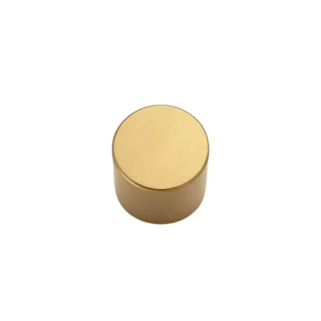 Puxador para Móvel Rádio Mini Gold Escovado Zen Design