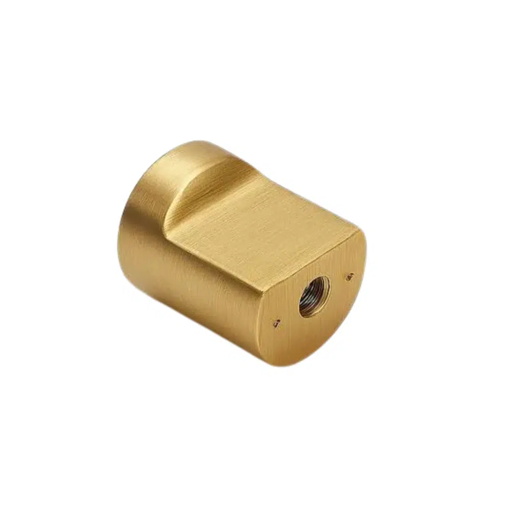 Puxador para Móvel Rádio Mini Gold Escovado Zen Design