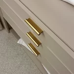 Puxador para Móvel Sorento 96mm Dourado Matte Zen Design