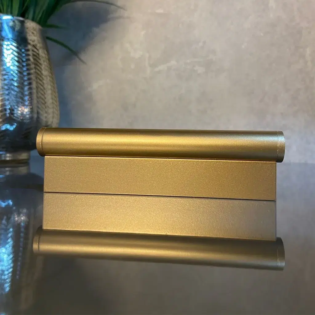 Puxador para Móvel Sorento 96mm Dourado Matte Zen Design