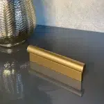 Puxador para Móvel Sorento 96mm Dourado Matte Zen Design