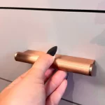 Puxador para Móvel Sorento 96mm Rose Escovado Zen Design