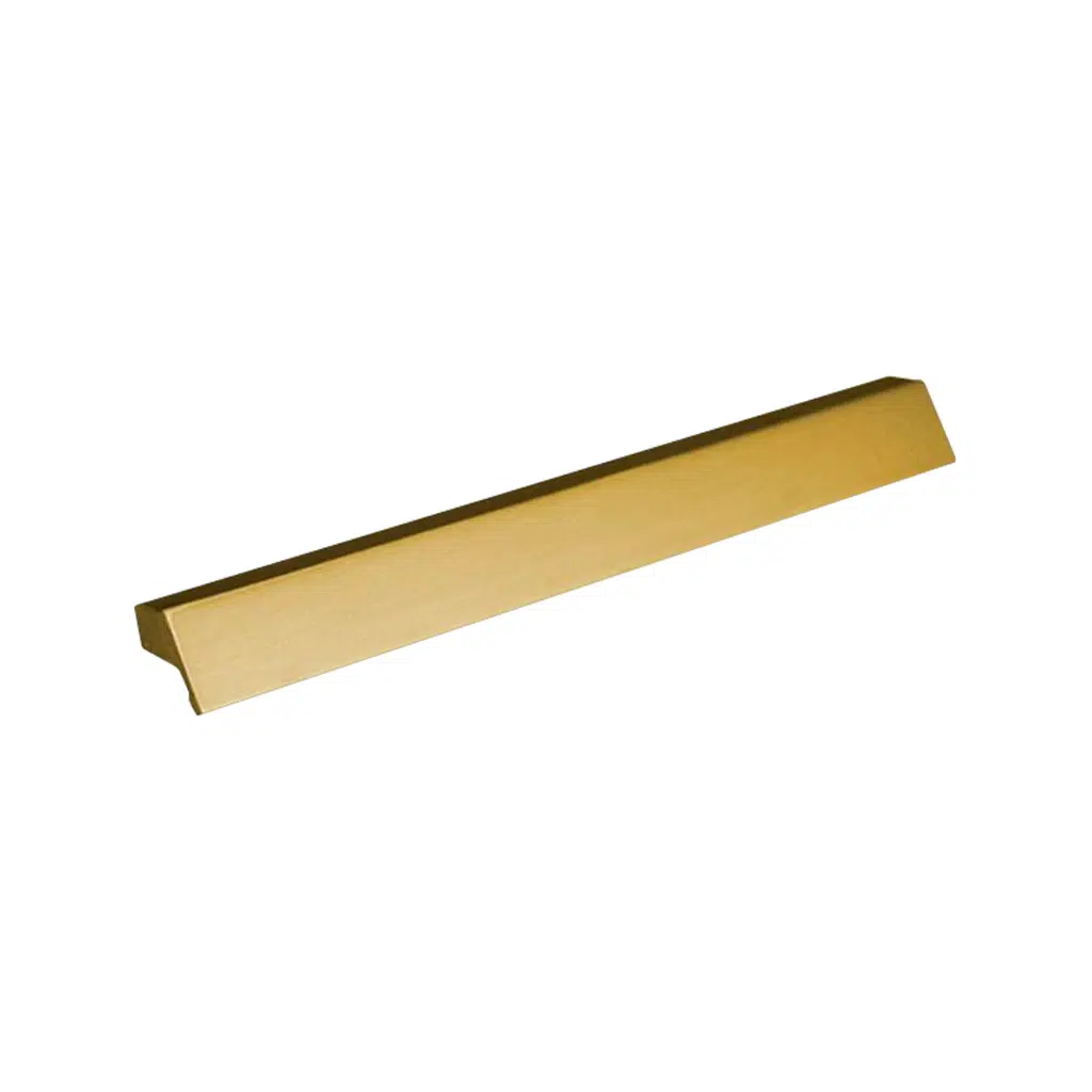 Puxador para Móvel Sottile Dourado Matte 128mm Zen Design