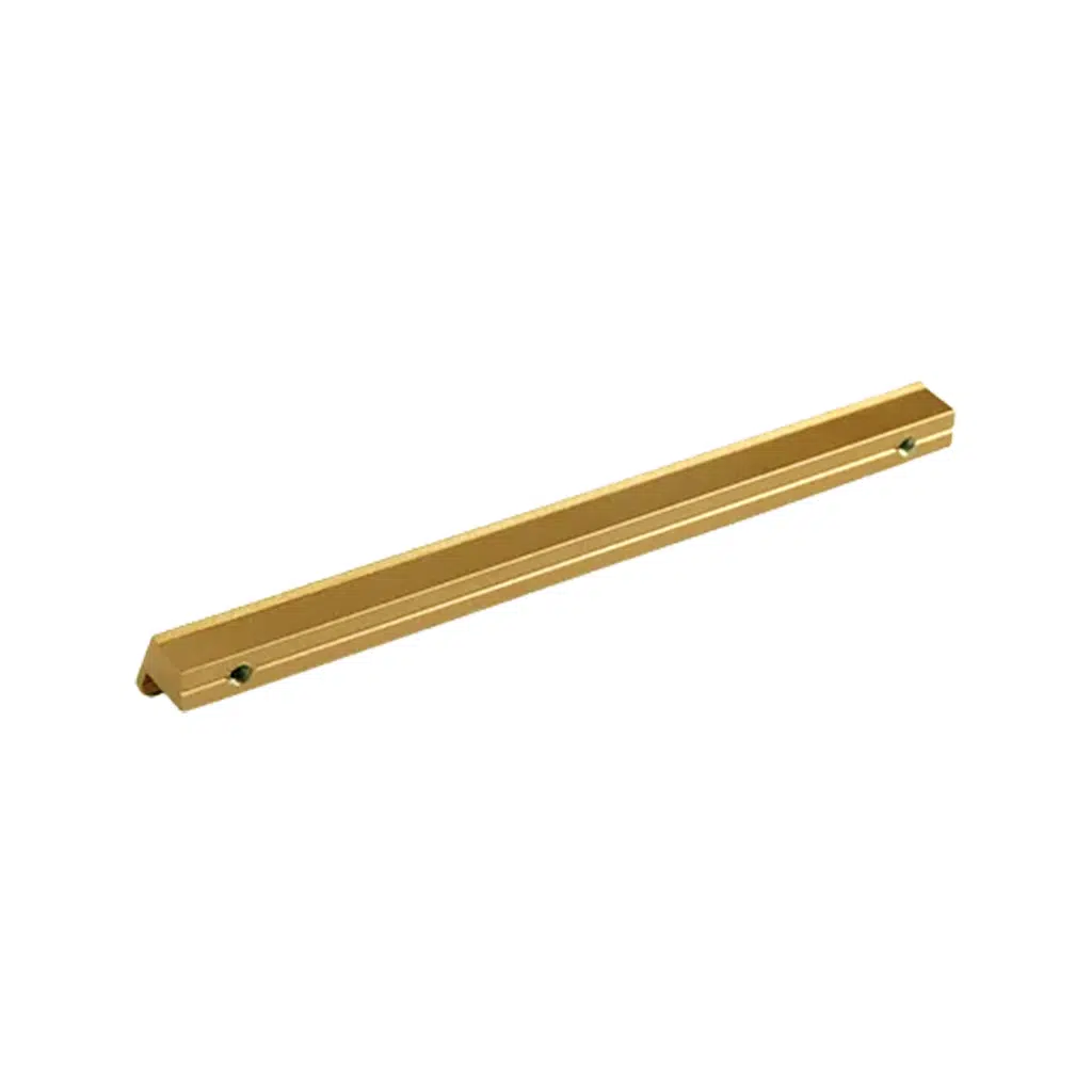 Puxador para Móvel Sottile Dourado Matte 128mm Zen Design