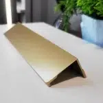 Puxador para Móvel Sottile Dourado Matte 160mm Zen Design