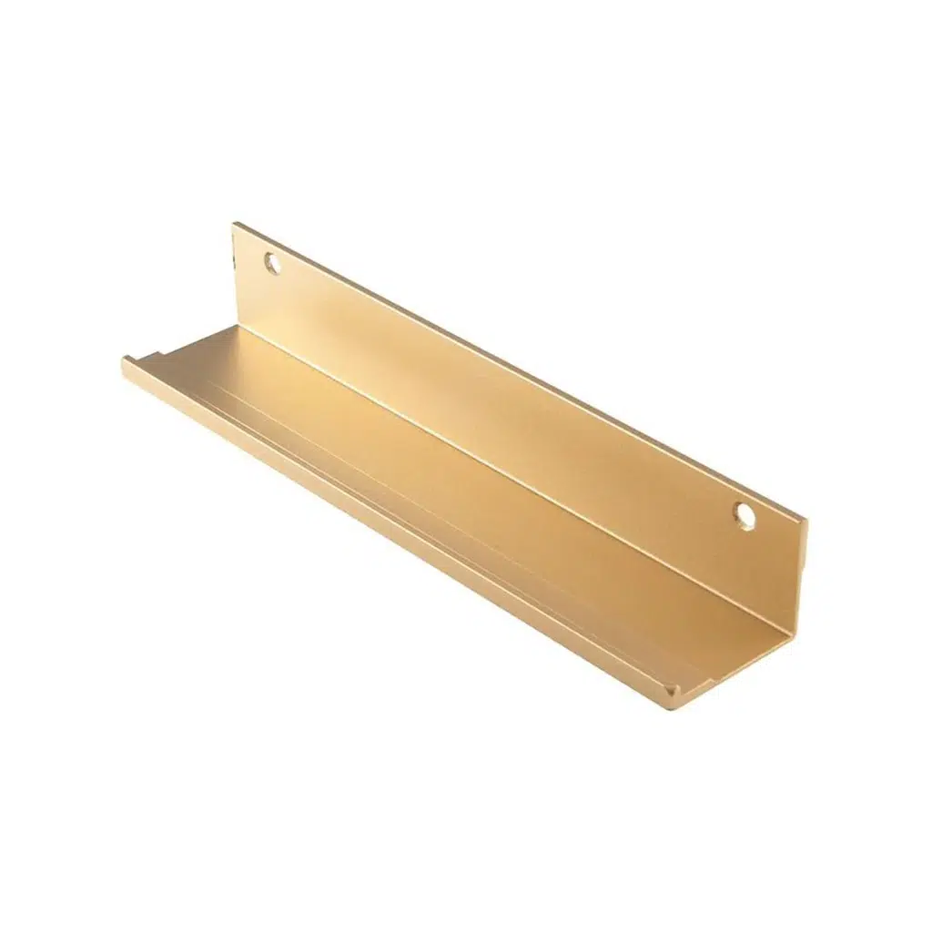 Puxador para Móvel Sottile Dourado Matte 160mm Zen Design