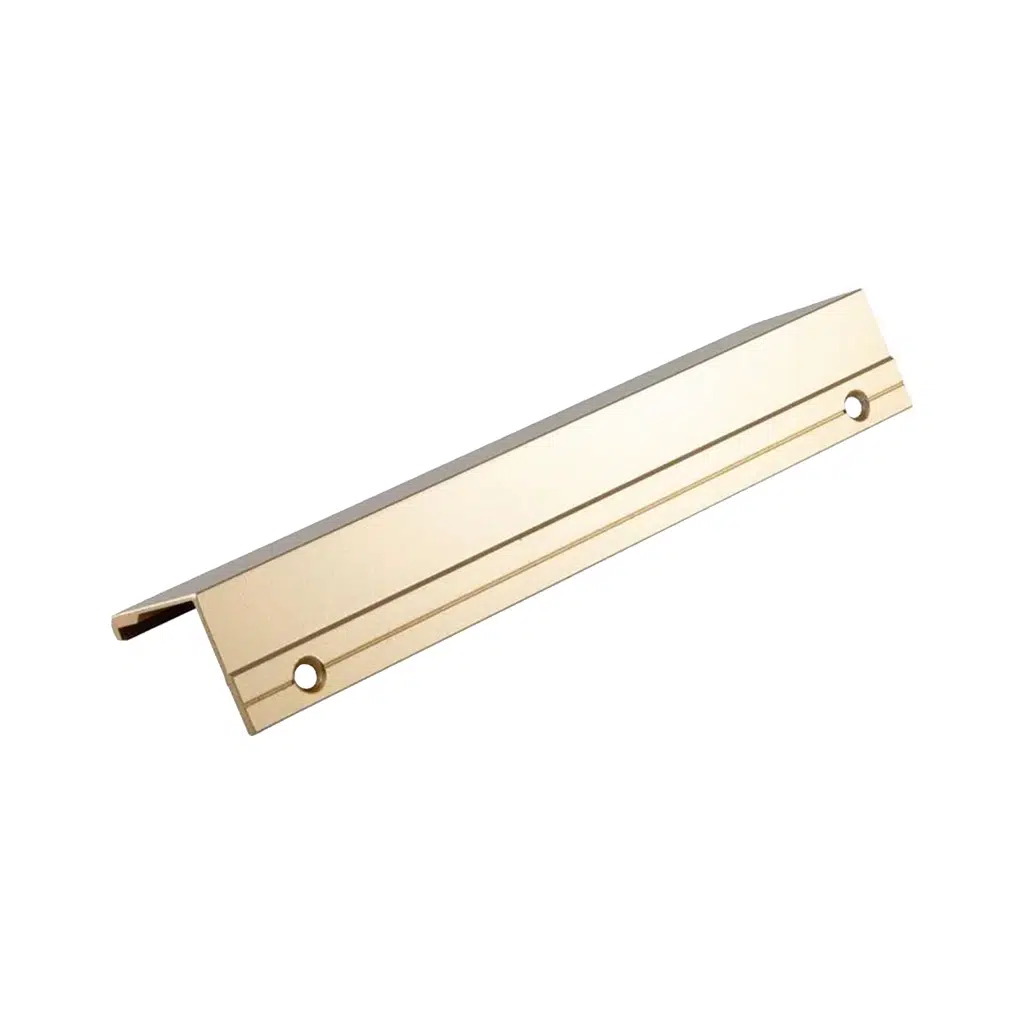 Puxador para Móvel Sottile Dourado Matte 160mm Zen Design
