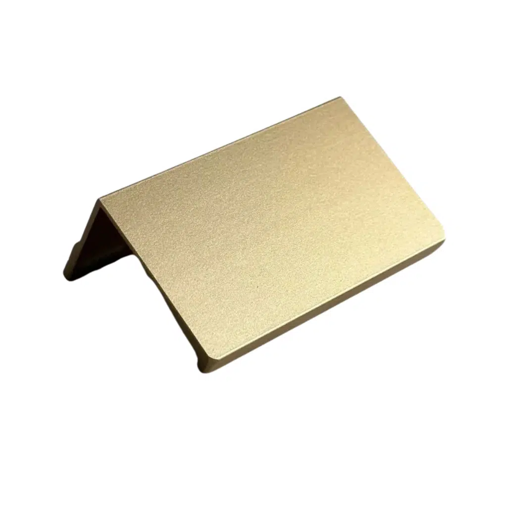 Puxador para Móvel Sottile Dourado Matte 32mm Zen Design