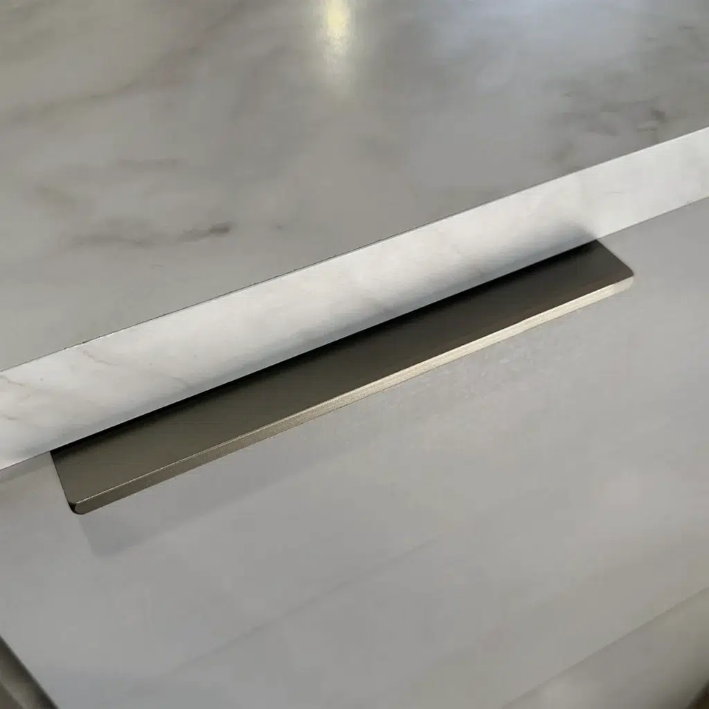 Puxador para Móvel Sottile Níquel Escovado 160mm Zen Design