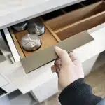 Puxador para Móvel Sottile Níquel Escovado 160mm Zen Design