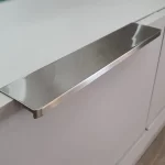 Puxador para Móvel Sottile Níquel Escovado 160mm Zen Design