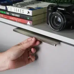 Puxador para Móvel Sottile Níquel Escovado 160mm Zen Design