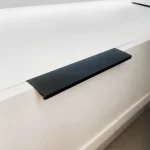 Puxador para Móvel Sottile Preto 160mm Zen Design