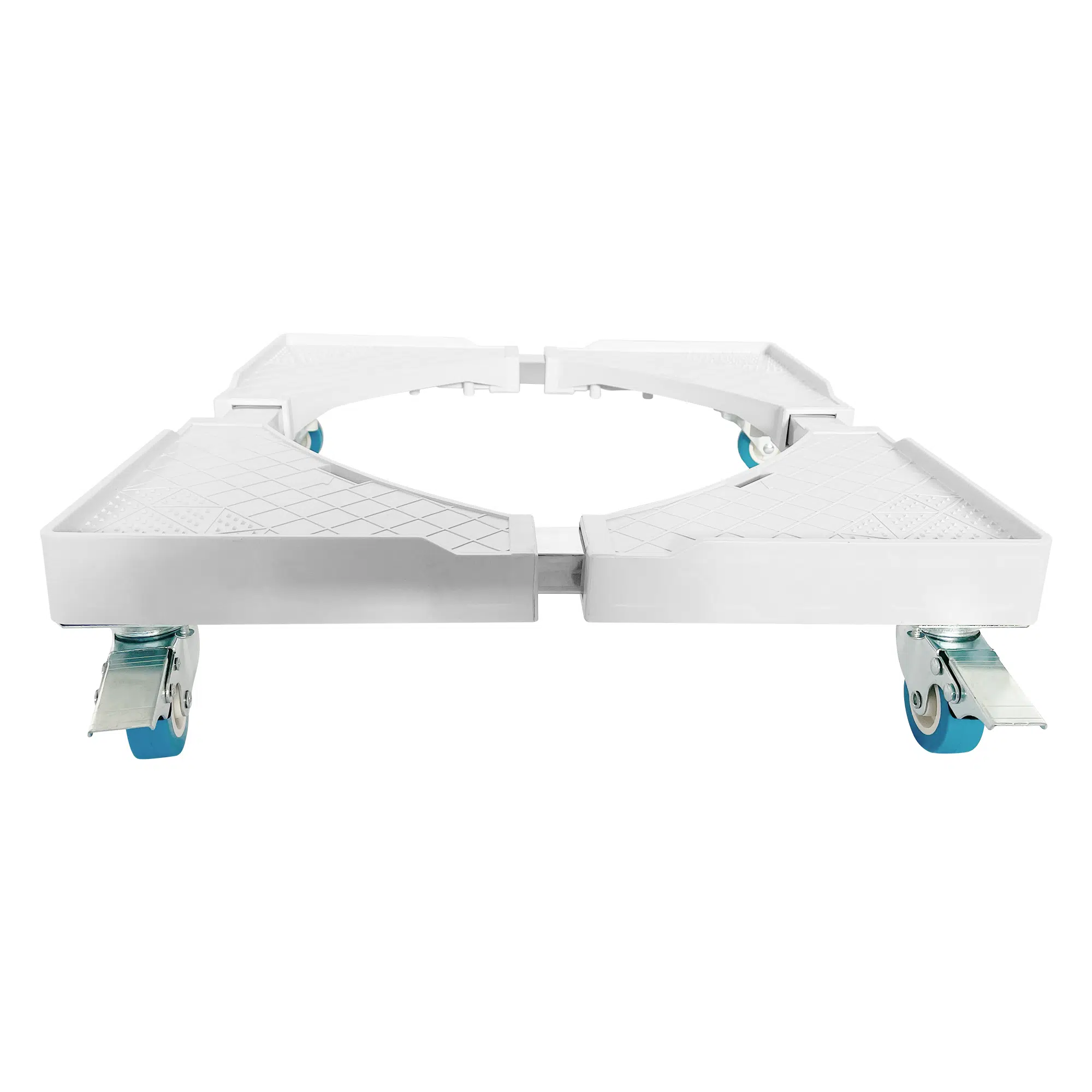 Base Suporte Giratório para Eletrodomésticos com Rodinhas Branco Kazalinda