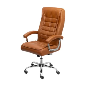 Cadeira de Escritório Oslo Caramelo com Molas Or Design 3321