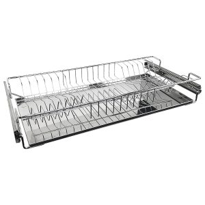 Escorredor de Embutir Entrance Deslizante Inox/Cromado 57cm,67cm ou 77cm | Jomer