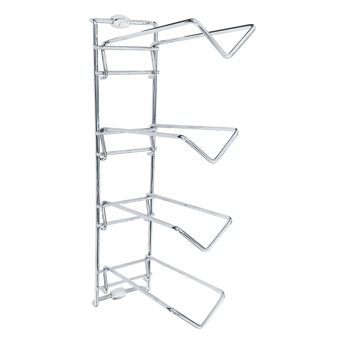 Adega de Parede Aramada Cromada Duler 83110 | Suporte Vinho 4 Garrafas