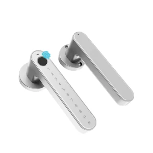 Fechadura Digital Biometria Geonav FBE03SV Prata | Wi-Fi Opcional | Senha, App e Chave