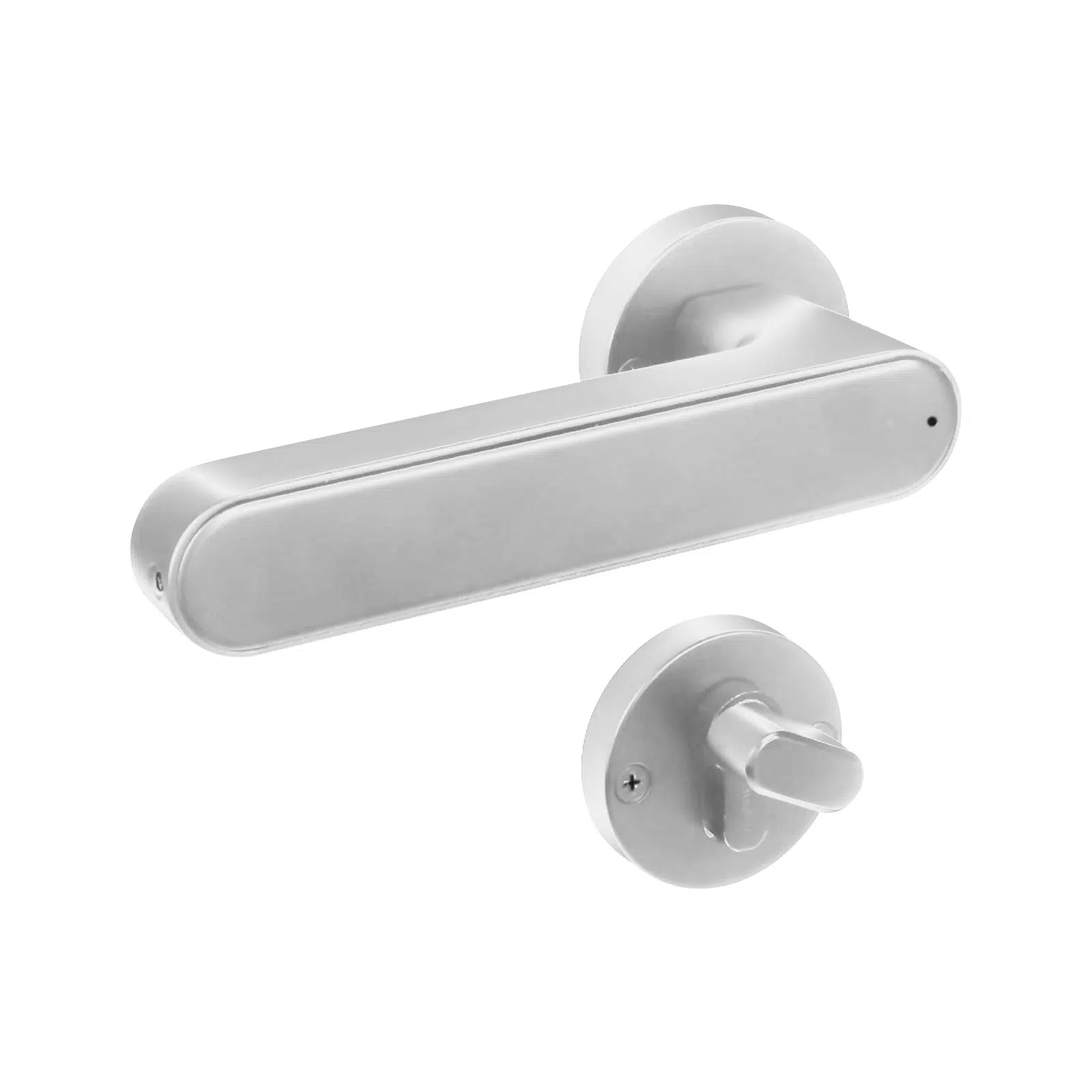 Fechadura Digital Biometria Geonav FBE03SV Prata | Wi-Fi Opcional | Senha, App e Chave